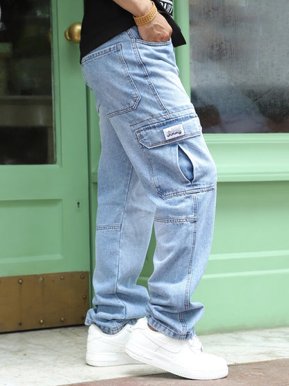 Zoom Blue Denim Cargo